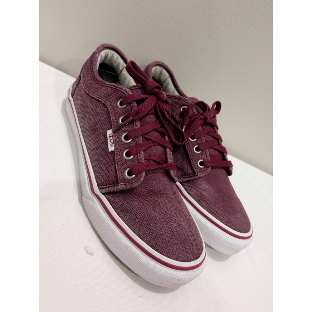 VANS Shoes ULTRACUSH HD PRO Mens Size 7 Burgundy Skateboarding Sneaker 721356